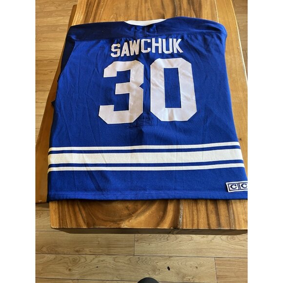Terry Sawchuk Toronto Maple Leafs 1967 Stanley Cup CCM XXL Jersey W/Fight Strap - Picture 10 of 15